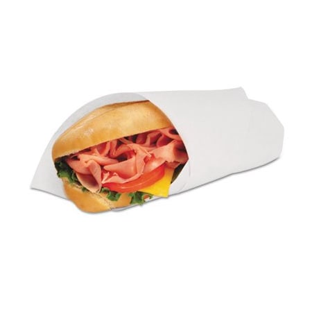 Bagcraft Marcal, Deli Wrap Dry Waxed Paper Flat Sheets, 12 X 12, White, 5000PK 8222